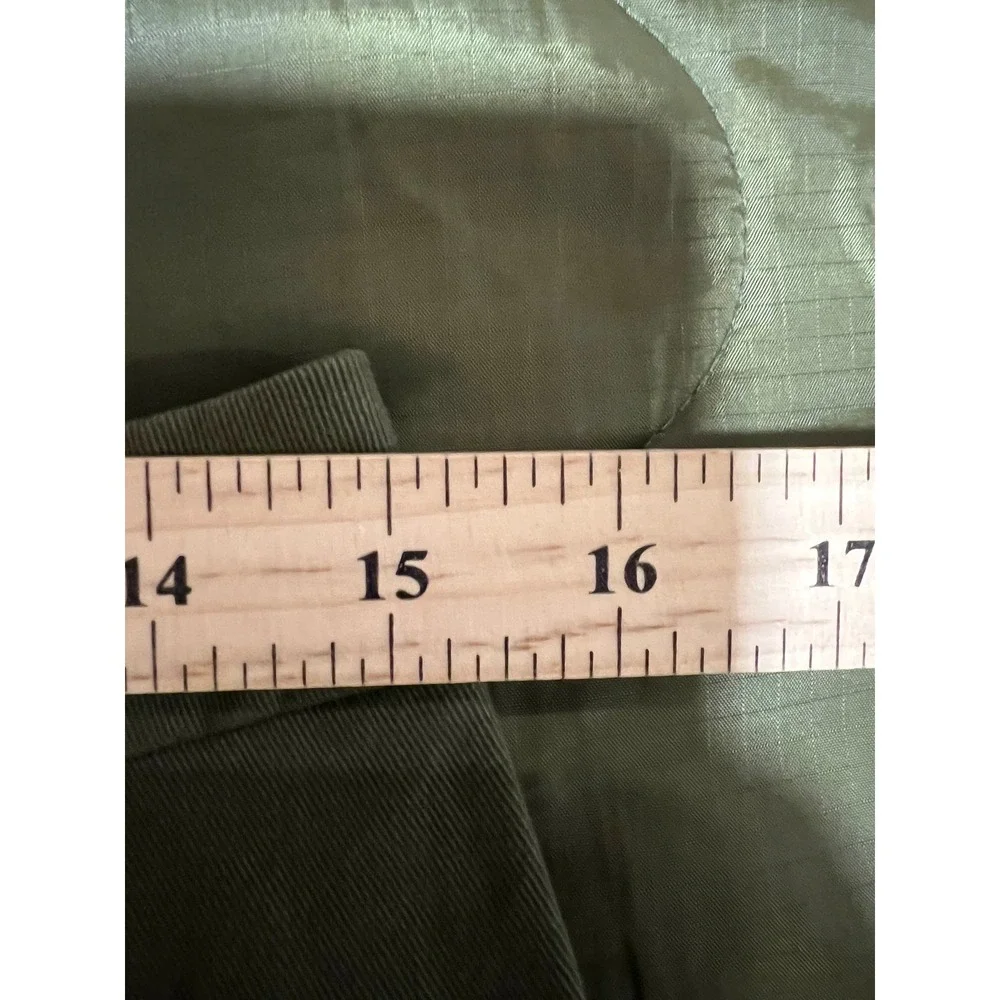 BTFBM‎ Women's Pencil Skirt Olive Green Size M Cotton Stretch Midi NWT